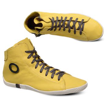 BOTA OKN COURO NAPA AMARELO - SKF-061-C - TCHUCO STORE - GRANDES MARCAS