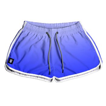 SHORT PRAIA FEMININO DEGRADE AZUL - FM1127 - TCHUCO STORE - GRANDES MARCAS