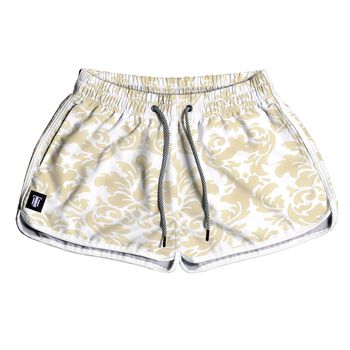 SHORT PRAIA FEMININO BRANCO COM DOURADO NEW YEAR ... - TCHUCO STORE - GRANDES MARCAS