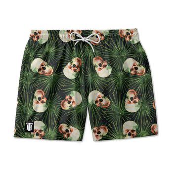 SHORT PRAIA VERDE E PRETO - SH1021 - TCHUCO STORE - GRANDES MARCAS