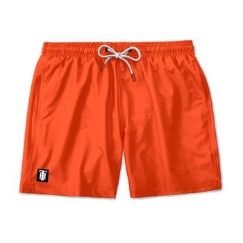 SHORT PRAIA LARANJA NEON - SH1053 - TCHUCO STORE - GRANDES MARCAS