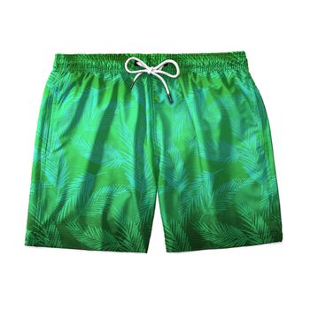 SHORT PRAIA FOLHAS VERDES - SH1305 - TCHUCO STORE - GRANDES MARCAS