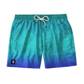 SHORT PRAIA FUNDO DO MAR DEGRADE - SH1319 - TCHUCO STORE - GRANDES MARCAS