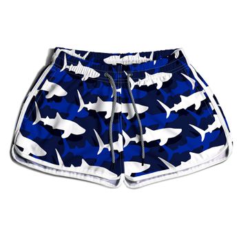 SHORT PRAIA FEMININO SHARK - FM1003 - TCHUCO STORE - GRANDES MARCAS