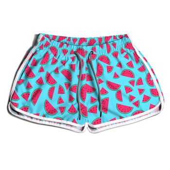 SHORT PRAIA FEMININO MELANCIAS - FM0924 - TCHUCO STORE - GRANDES MARCAS