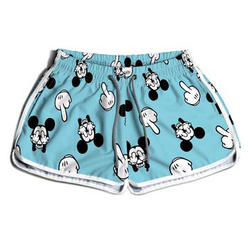 SHORT PRAIA FEMININO MICKEY DEDOS - FM0121 - TCHUCO STORE - GRANDES MARCAS