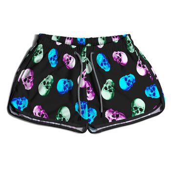 SHORT PRAIA FEMININO CAVEIRAS - FM0942 - TCHUCO STORE - GRANDES MARCAS