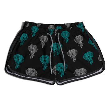 SHORT PRAIA FEMININO ELEFANTES - FM1000 - TCHUCO STORE - GRANDES MARCAS