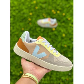 TENIS VERT V-10 Cinza/Amarelo/Azul/Mostarda - v10-... - TCHUCO STORE - GRANDES MARCAS