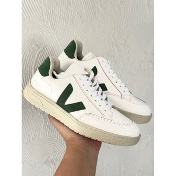 TENIS VERT V-12 BRANCO E VERDE - V12P-04 - TCHUCO STORE - GRANDES MARCAS