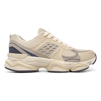 Tênis Casual Draven Logus Champanhe e Marinho - Tênis Logus