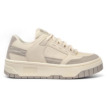 Tênis Casual Street Fend Champanhe e Gelo - TENISLOG