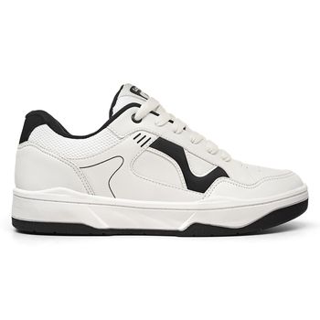 Tênis Casual Street Fusion Branco e Preto - TENISLOG