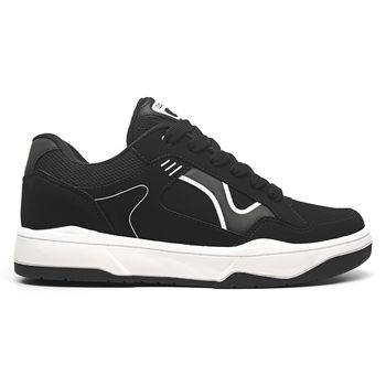 Tênis Casual Street Fusion Preto e Branco - TENISLOG