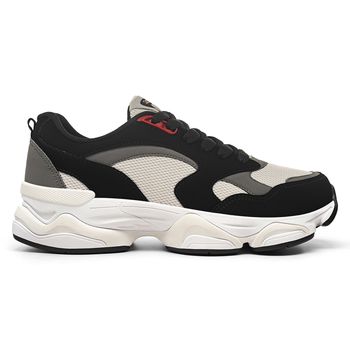 Tênis Casual Stride Logus Preto e Grafite - TENISLOG