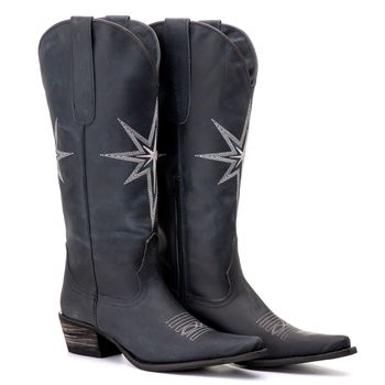 Bota Feminina Texana Tucson - Couro Tucson Roxo - ... - Tucson Boots