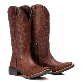 Bota Feminina Texana Tucson - Couro Euro Texas Wis... - Tucson Boots