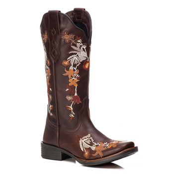 Bota Feminina - Euro Texas Havana - Solado Flor - ... - Tucson Boots