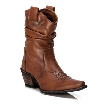 Bota Feminina Texana Tucson - Couro Firenze Carame... - Tucson Boots