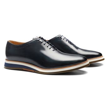 Oxford Masculino Patina Marinho Valentus - Valentus Menswear