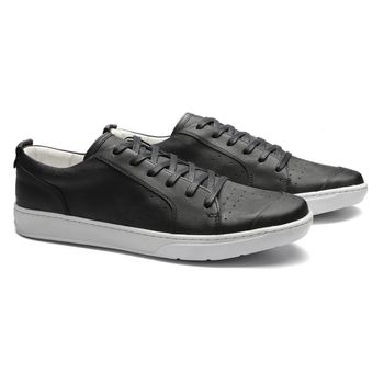 Tênis Casual Masculino Gallant Preto Envelhecido Valentus - Valentus Menswear