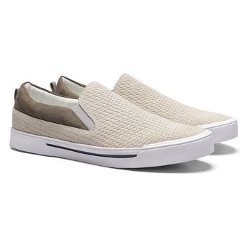 Tênis Slip-On Masculino Gallant Gelo/Chumbo Valentus - Valentus Menswear