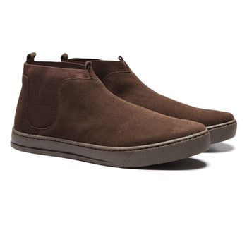 Sapatenis Casual Masculino Camurça Café Valentus - Valentus Menswear
