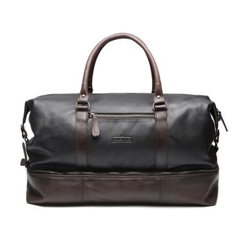 Mala Valentus Couro Preto - Valentus Menswear