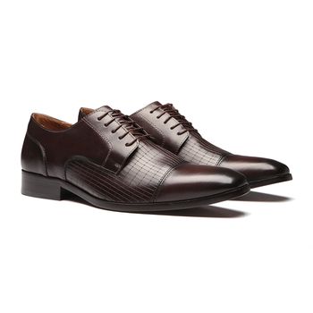 Sapato Social Masculino Derby Café Valentus - Valentus Menswear