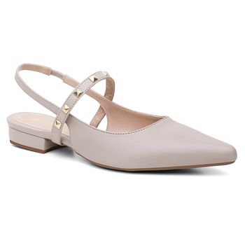 Slingback Violanta Jade Cinza - Violanta Calçados Femininos