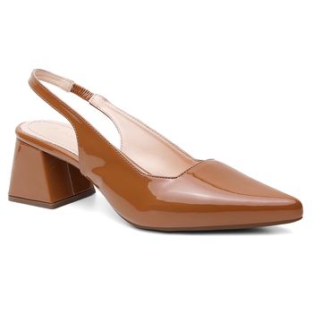 Slingback Violanta Diva Caramelo - Violanta Calçados Femininos