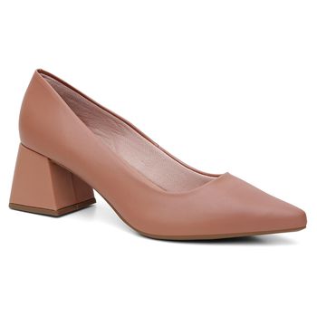 Scarpin Violanta Manu Capuccino - Violanta Calçados Femininos