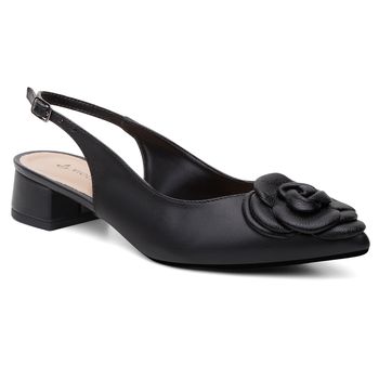 Slingback Violanta Bella Preto - Violanta Calçados Femininos