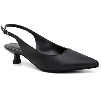 Slingback Violanta Pandora Preto - Violanta Calçados Femininos