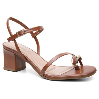 Sandália Violanta Olivia Caramelo - Violanta Calçados Femininos
