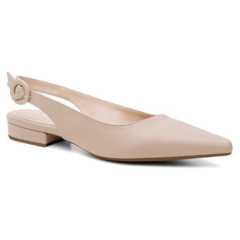 Slingback Violanta Capitu Amendoa - Violanta Calçados Femininos