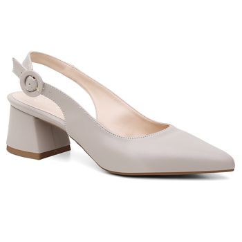 Slingback Violanta Luna Cinza - Violanta Calçados Femininos
