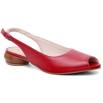 Sandália Violanta Ibiza Vermelho - Violanta Calçados Femininos