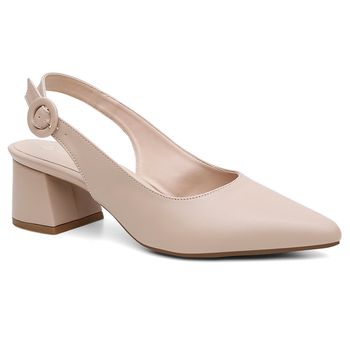 Slingback Violanta Luna Amendoa - Violanta Calçados Femininos