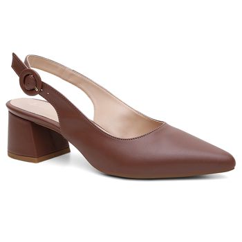 Slingback Violanta Luna Terra - Violanta Calçados Femininos