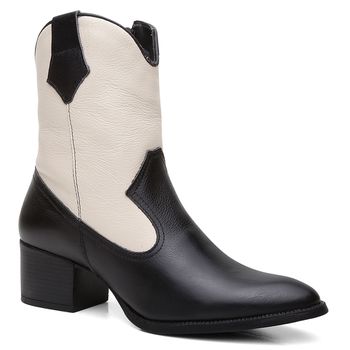 Bota Violanta Western Texana Preto - Violanta Calçados Femininos