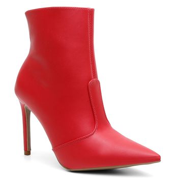 Bota Violanta Viana Vermelho - Violanta Calçados Femininos