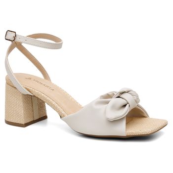 Sandália Violanta Maria Off White - Violanta Calçados Femininos