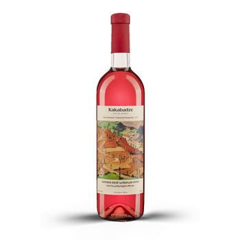 KAKABADZE SAPERAVI ROSE - Wine 7 - Vinhos do Leste Europeu