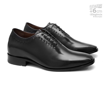 Sapato Derby Elevator Social Masculino Ômega Café Samello | SAMELLO