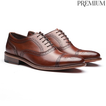 Sapato Masculino Social Oxford Marrom | SERGIO`S