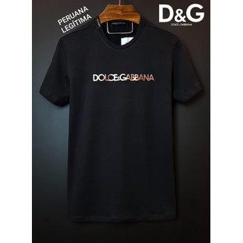 Camiseta Dolce e Gabbana Malha Peruana Escrito Hol... - TCHUCO STORE - GRANDES MARCAS