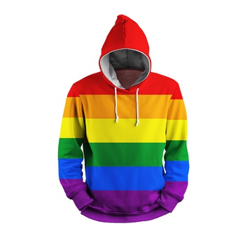 chanel rainbow moletom com capuz
