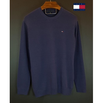 SUETER TOMMY AZUL MARINHO TRICOT BASICO - SUETER-... - TCHUCO STORE - GRANDES MARCAS