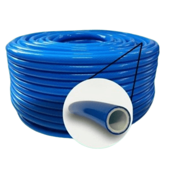 Kit 50mts Mangueira de Jardim Siliconada Azul - 0... - Casa da Borracha